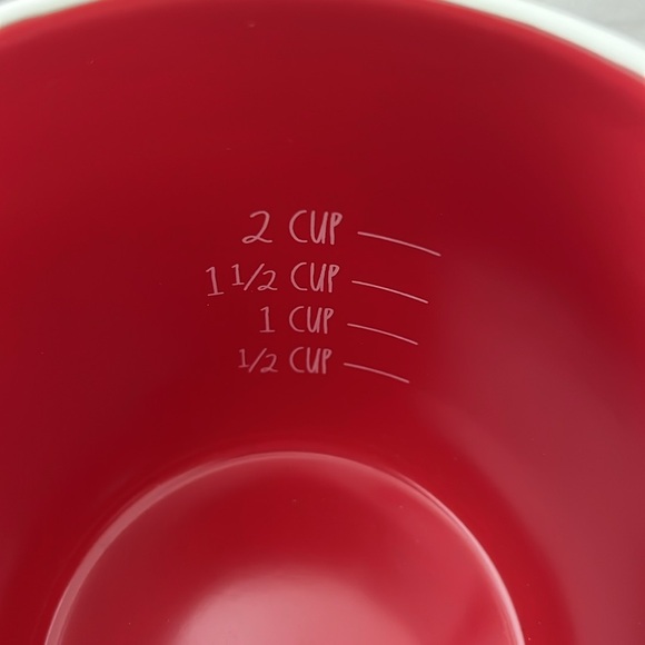 NWT Rae Dunn XOXO Cream Pitcher - White and Red - Picture 3 of 5